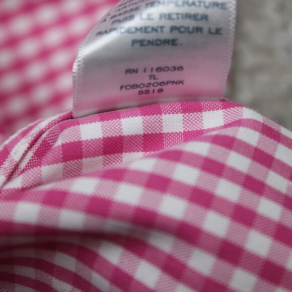 Charles Tyrwhitt Shirt Mens 16 1/2, 34 Pink Extra Slim Fit Non-Iron Cotton L/S - Picture 10 of 14